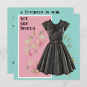 LBDエレガンス：あらゆるお祝いに最適 招待状 (正面/裏面)