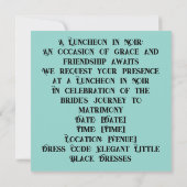 LBDエレガンス：あらゆるお祝いに最適 招待状 (裏面)