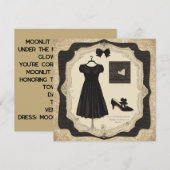 LBDエレガンス：あらゆるシーンにふさわしい上品なカード 招待状 (正面/裏面)