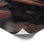 LBDリトルブラックドレスAI強化ファッションアートワーク ポスター (コーナー)