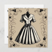 LBD挨拶エレガント:単に神の 招待状 (正面/裏面)