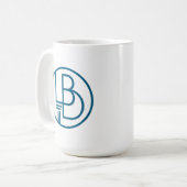 LBD法務モノグラムマグ コーヒーマグカップ (正面左)