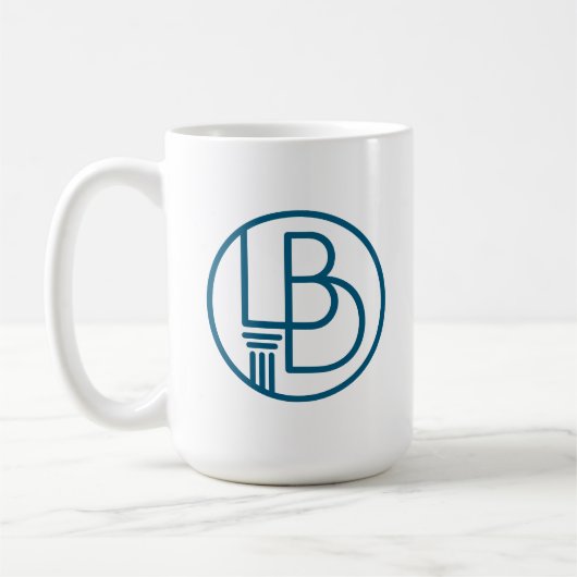 LBD法務モノグラムマグ コーヒーマグカップ (左)