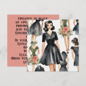 LBD魔法：すべての大事な行事のカード 招待状 (正面/裏面)