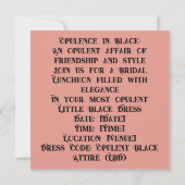 LBD魔法：すべての大事な行事のカード 招待状 (裏面)