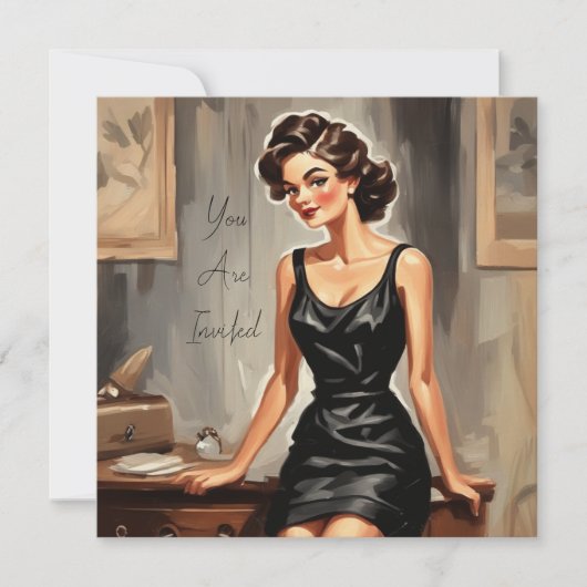 LBD魔法:楽しいイベントのカード 招待状 (正面)