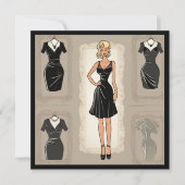 LBD魔法:特別な日ごとのカード 招待状 (正面)