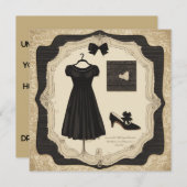 LBD Grace:すべてのエレガント瞬間のカード 招待状 (正面/裏面)