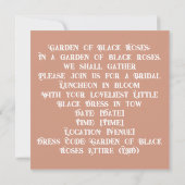 LBD Grace：すべての瞬間にタイムレスなエレガンス 招待状 (裏面)