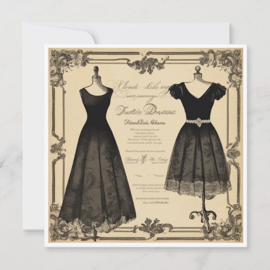 LBD Magic: 特別な日のためのカード 招待状 (正面)