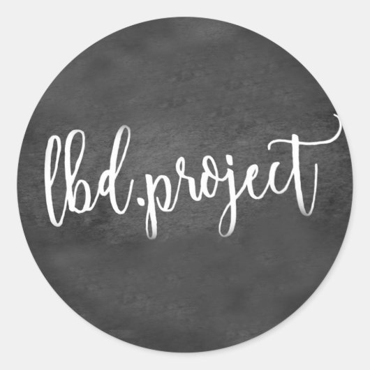 LBD.Projectスタンプ ラウンドシール (正面)