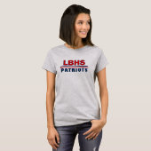 LBHS愛国者グレー·チャート Tシャツ (正面フル)