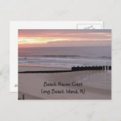LBIでの日の出 ポストカード (正面/裏面)