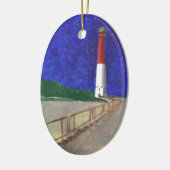 LBIニュージャージー州オールド・バーニー・ライトハウス セラミックオーナメント (左)