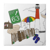 LBI愛原色のコラージュ タイル (正面)