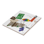 LBI愛原色のコラージュ タイル (側面)