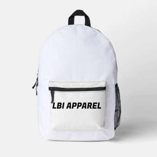 LBI APPAREL BACKPACK プリントバックパック (正面)
