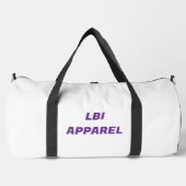 LBI APPAREL TRADEMARKED DUFFLE BEACH BAG ダッフルバッグ (正面)
