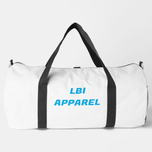 LBI APPAREL TRADEMARKED DUFFLE BEACH BAG ダッフルバッグ (正面)