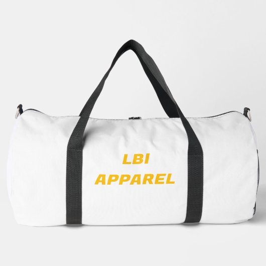 LBI APPAREL TRADEMARKED DUFFLE BEACH BAG ダッフルバッグ (正面)