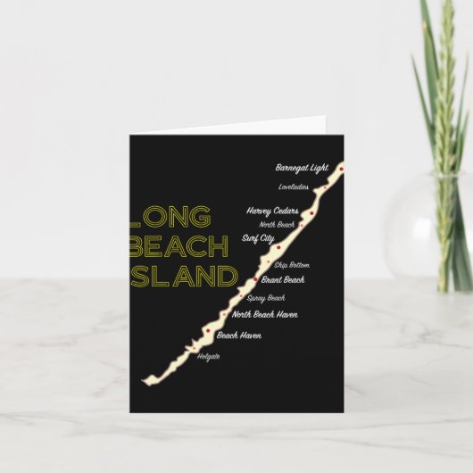 Lbi Nj Long Beach Island New Jersey Nj Beach House カード (正面)