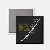 Lbi Nj Long Beach Island New Jersey Nj Beach House マグネット (正面/裏面)