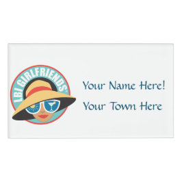 LBIG長方形の磁気名バッジ 名札