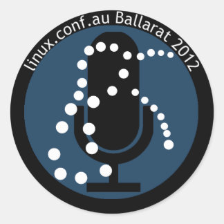 LCA2012スピーカーシール(文字付) ラウンドシール