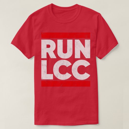 LCCラ走ンカおもしろいシアクリケット Tシャツ (デザイン正面)