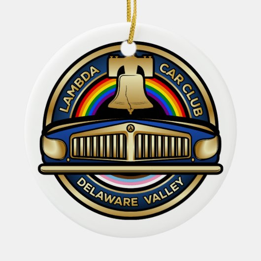 LCCIデルバルホリデーツリーオーナメント セラミックオーナメント (正面)