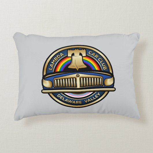 LCCIデルバル装飾用クッション（グレー） アクセントクッション (正面)