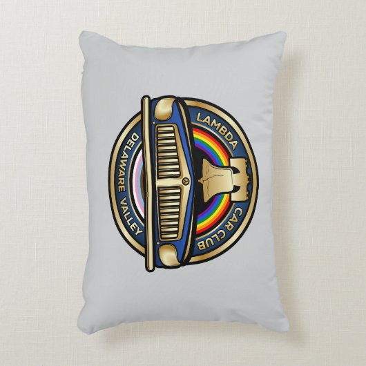 LCCIデルバル装飾用クッション(グレー) アクセントクッション (正面(垂直))