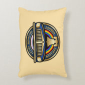 LCCIデルバル装飾用クッション(ベージュ) アクセントクッション (正面(垂直))