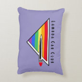 LCCIデルバル装飾用クッション（ラベンダー） アクセントクッション (裏面(縦))