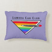 LCCIデルバル装飾用クッション（ラベンダー） アクセントクッション (裏面)