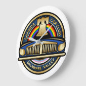 LCCI DelValウォールクロック ラージ壁時計 (傾斜)