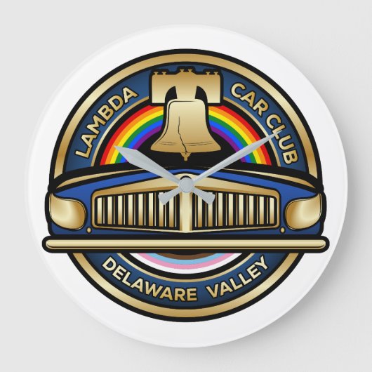 LCCI DelValウォールクロック ラージ壁時計 (正面)