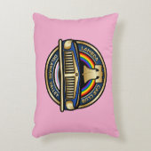 LCCI DelVal装飾用クッション（ピンク） アクセントクッション (正面(垂直))