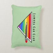 LCCI DelVal装飾用クッション（ライトグリーン） アクセントクッション (裏面(縦))