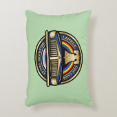 LCCI DelVal装飾用クッション（ライトグリーン） アクセントクッション (正面(垂直))