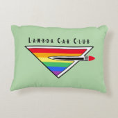 LCCI DelVal装飾用クッション（ライトグリーン） アクセントクッション (裏面)