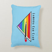 LCCI DelVal装飾用クッション（ライトブルー） アクセントクッション (裏面(縦))