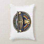 LCCI DelVal装飾用クッション(白) アクセントクッション (正面(垂直))