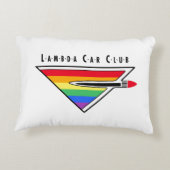 LCCI DelVal装飾用クッション(白) アクセントクッション (裏面)