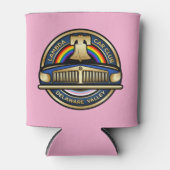 LCCI DelVal Can Coozy （ピンク） 缶クーラー (正面)