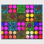 LCDのディスコライト ラッピングペーパー (フラット)