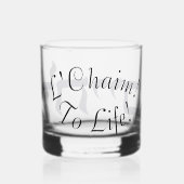 L'chaim グラス (裏面)