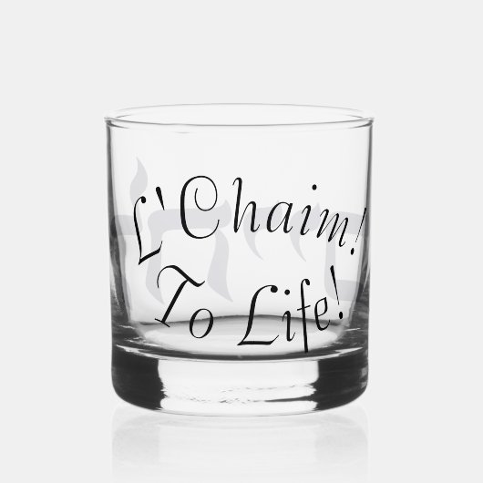 L'chaim グラス (裏面)