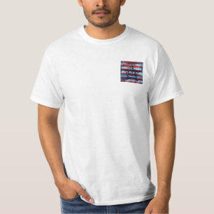 LCRオースティンのユニセックスなTシャツの前部および背部 Tシャツ