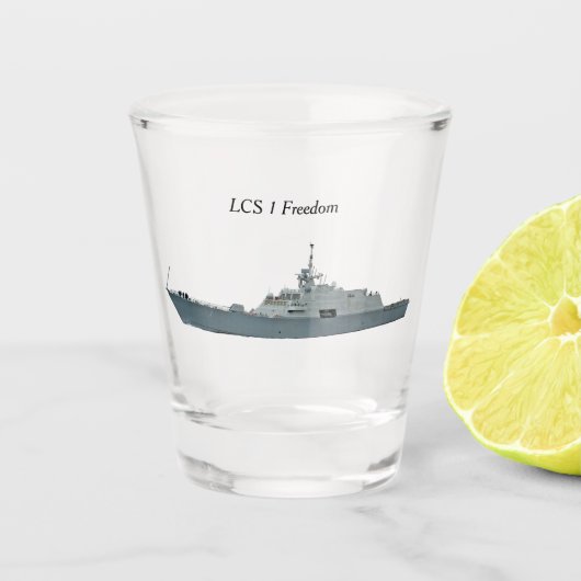 LCS 1 フリーダム ショットグラス (正面)